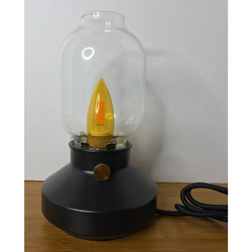 IKEA TARNABY Table Lamp with Dimmer‎ Knob Anthracite Black TÄRNABY